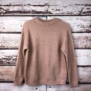 Acne Studios Dramatic Moh Sweater S Dusty Pink